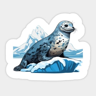 Leopard Seal Sticker